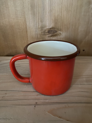 Emaille-Tasse