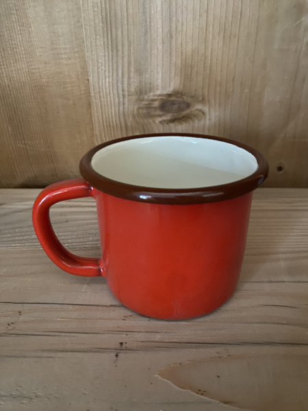 Emaille-Tasse