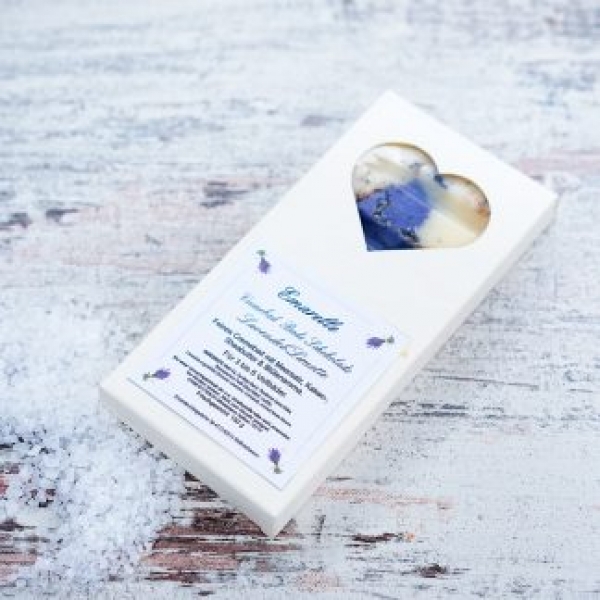 Badeschokolade Lavendel Limette